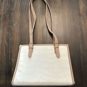 WOMENS FAUX LEATHER SHOULDER BAG